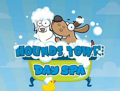 Doggy Daycare houndstown day spa graphic