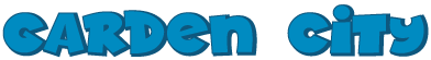 garden city word art with no background